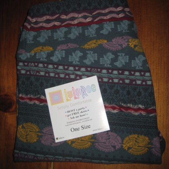LuLaRoe Leggings, Aztec or Egyptian, One Size - Picture 5 of 5